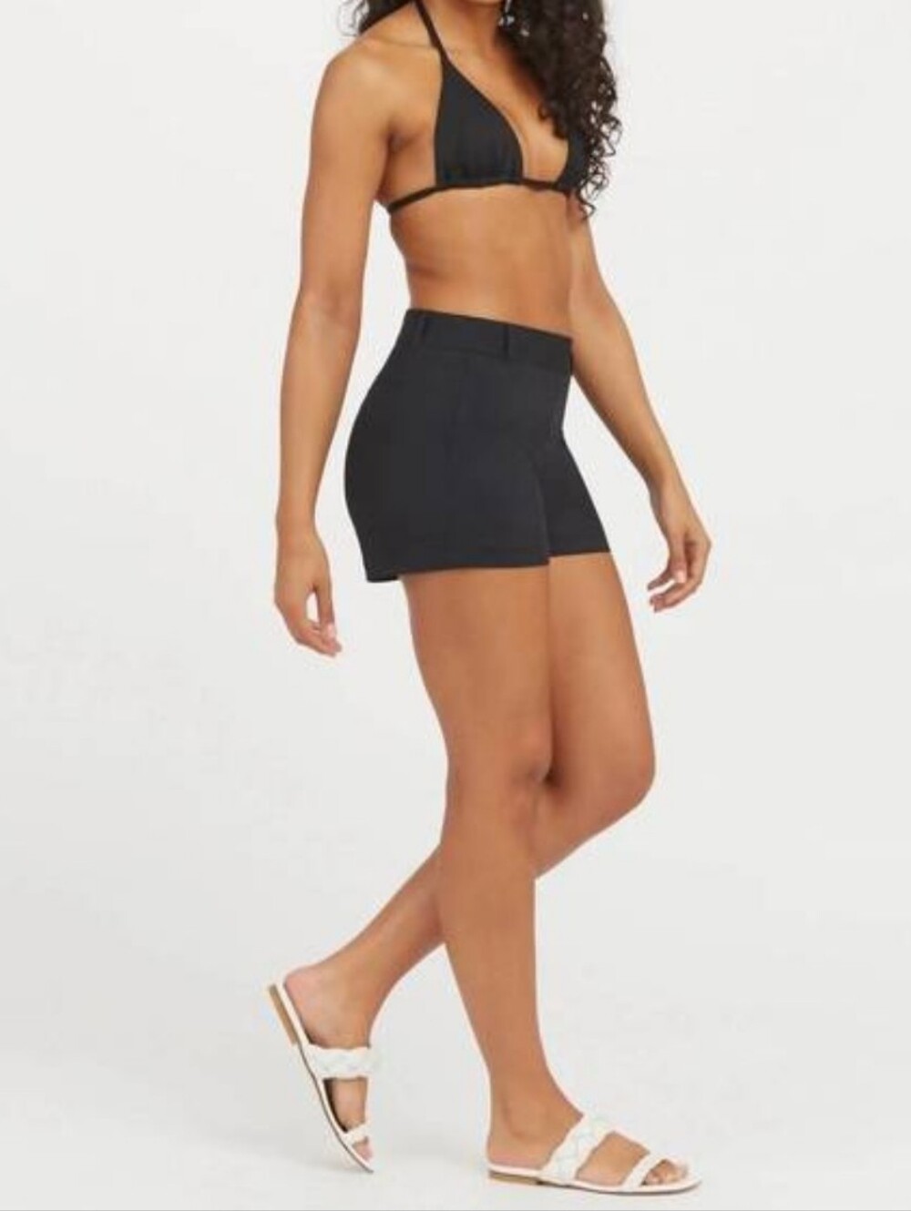 NWT SPANX Sunshine 4" Shorts in Very Black - Large - Picture 4 of 16